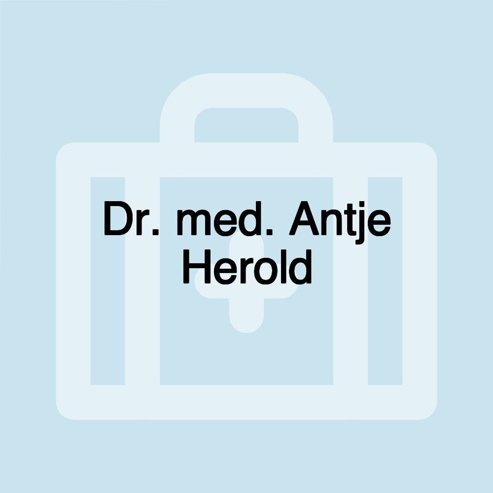 Dr. med. Antje Herold