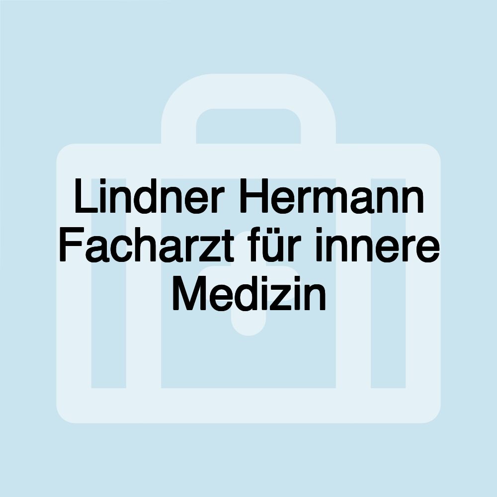 Lindner Hermann Facharzt für innere Medizin