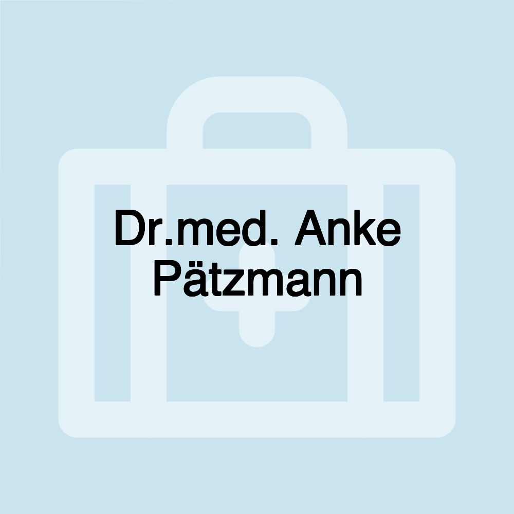 Dr.med. Anke Pätzmann