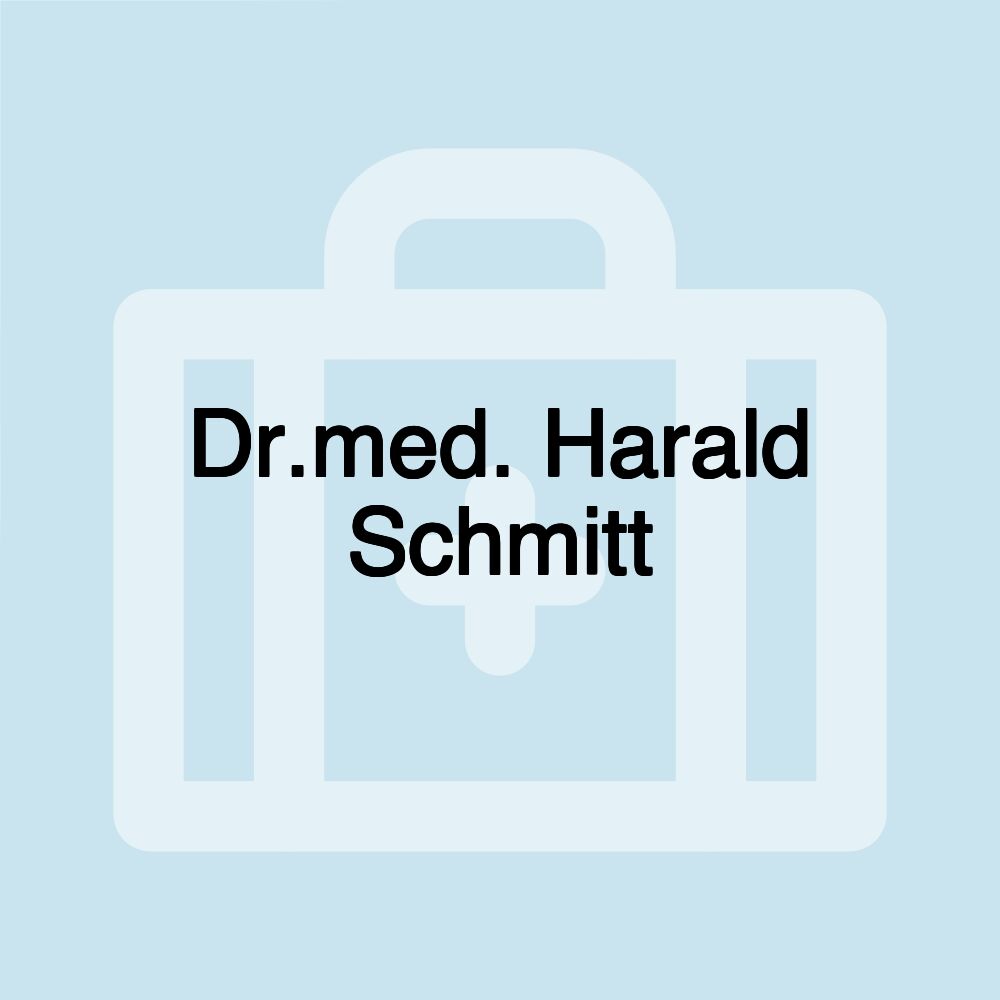 Dr.med. Harald Schmitt