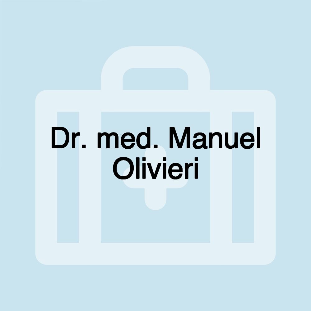 Dr. med. Manuel Olivieri