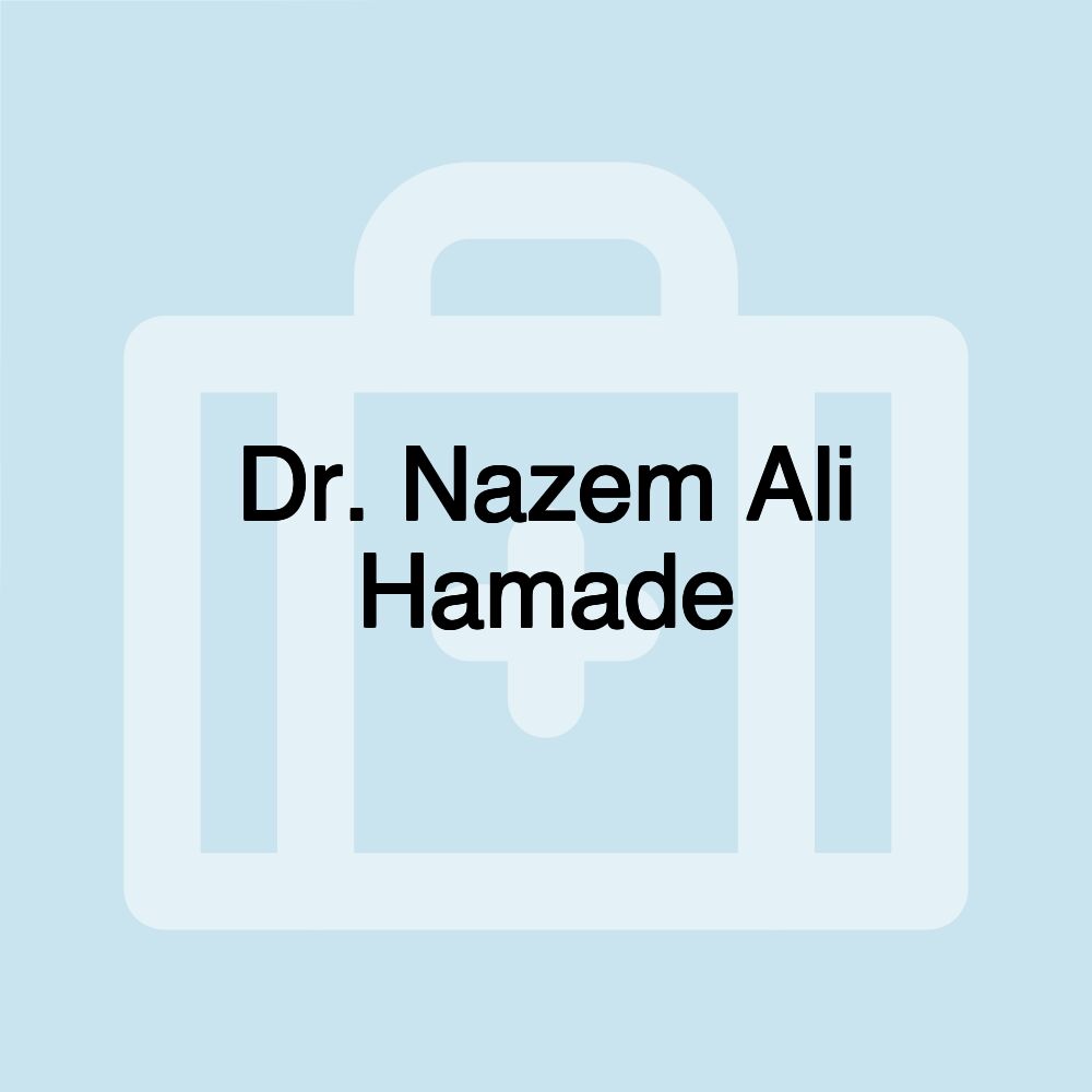 Dr. Nazem Ali Hamade