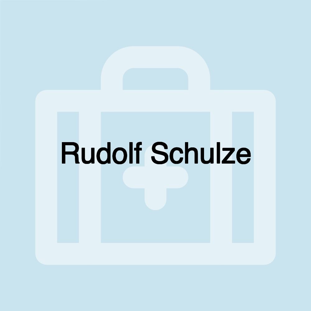 Rudolf Schulze