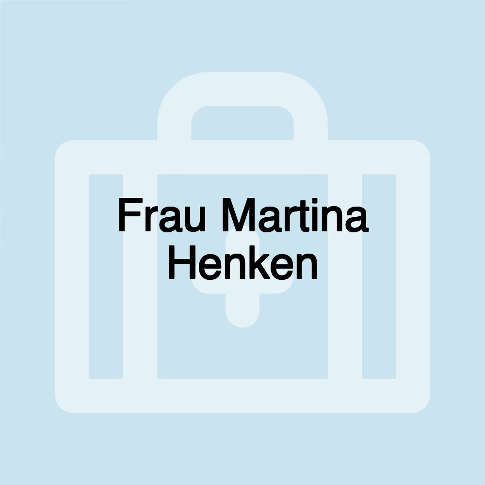 Frau Martina Henken