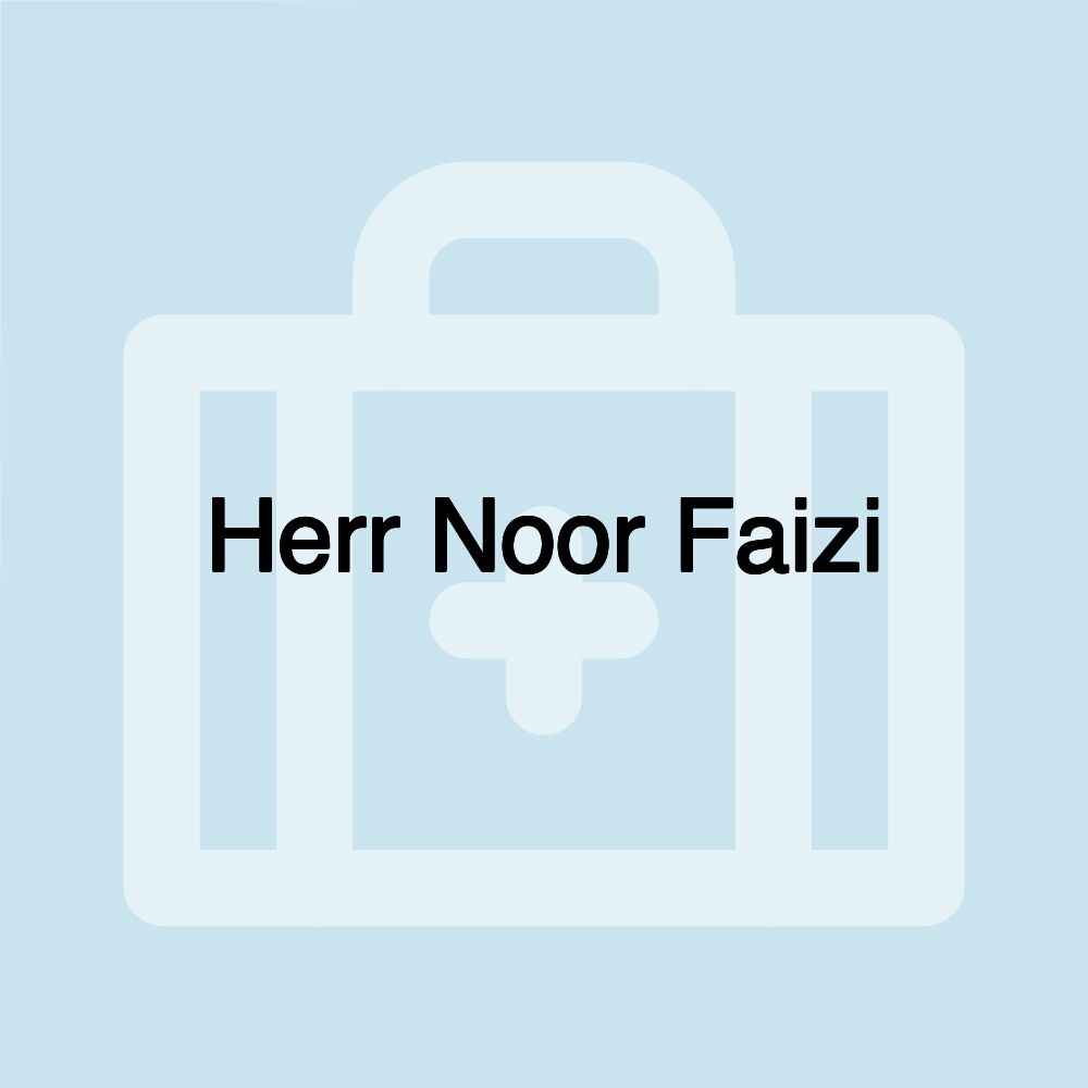 Herr Noor Faizi