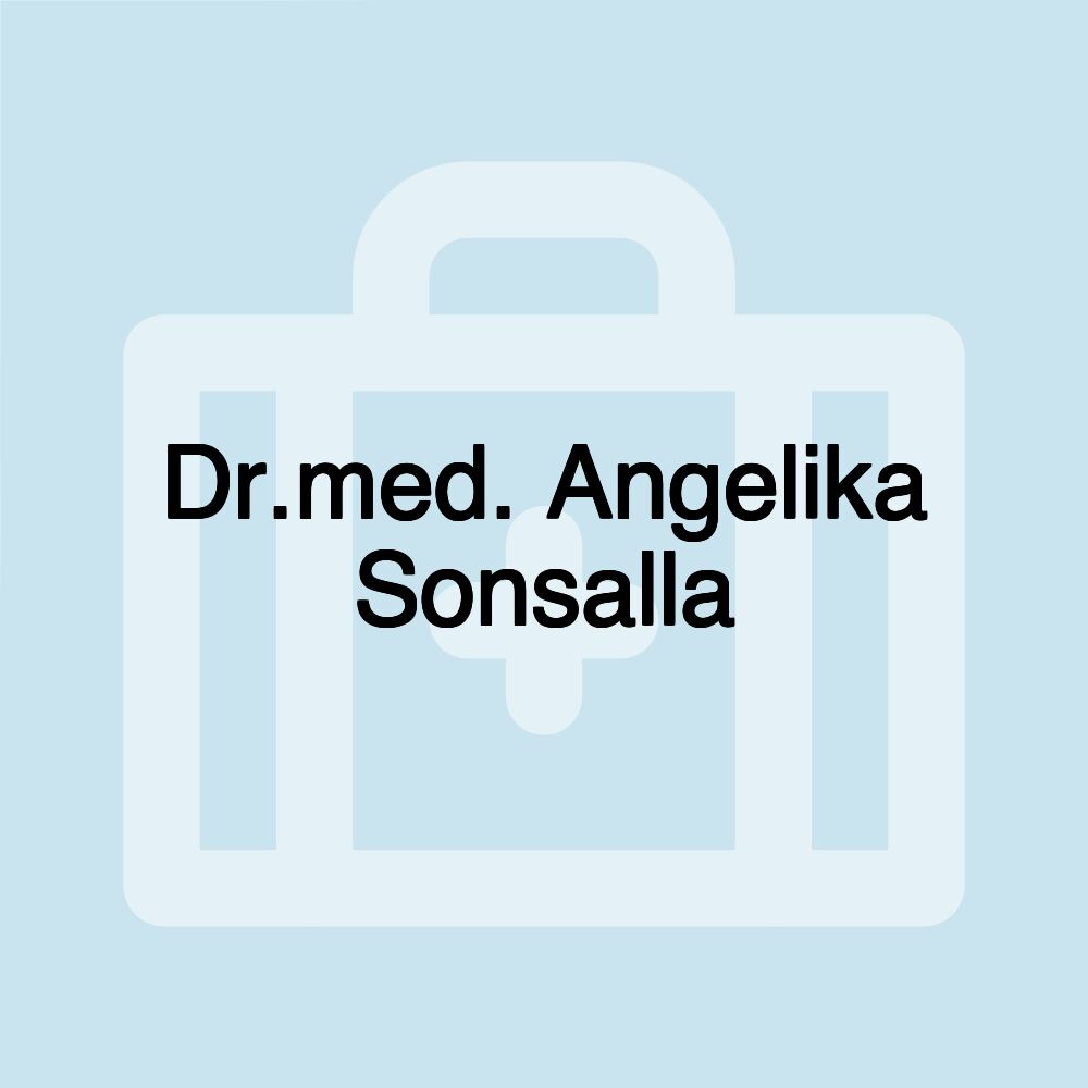 Dr.med. Angelika Sonsalla