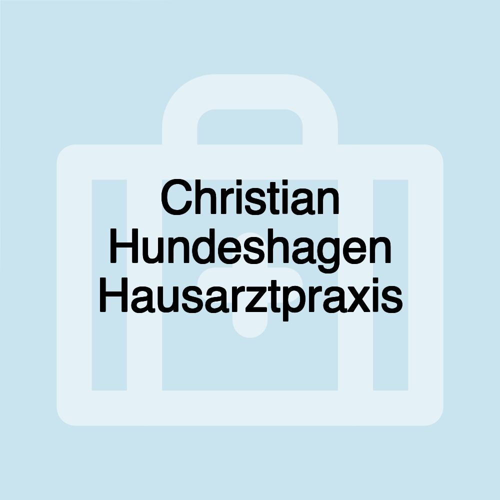 Christian Hundeshagen Hausarztpraxis