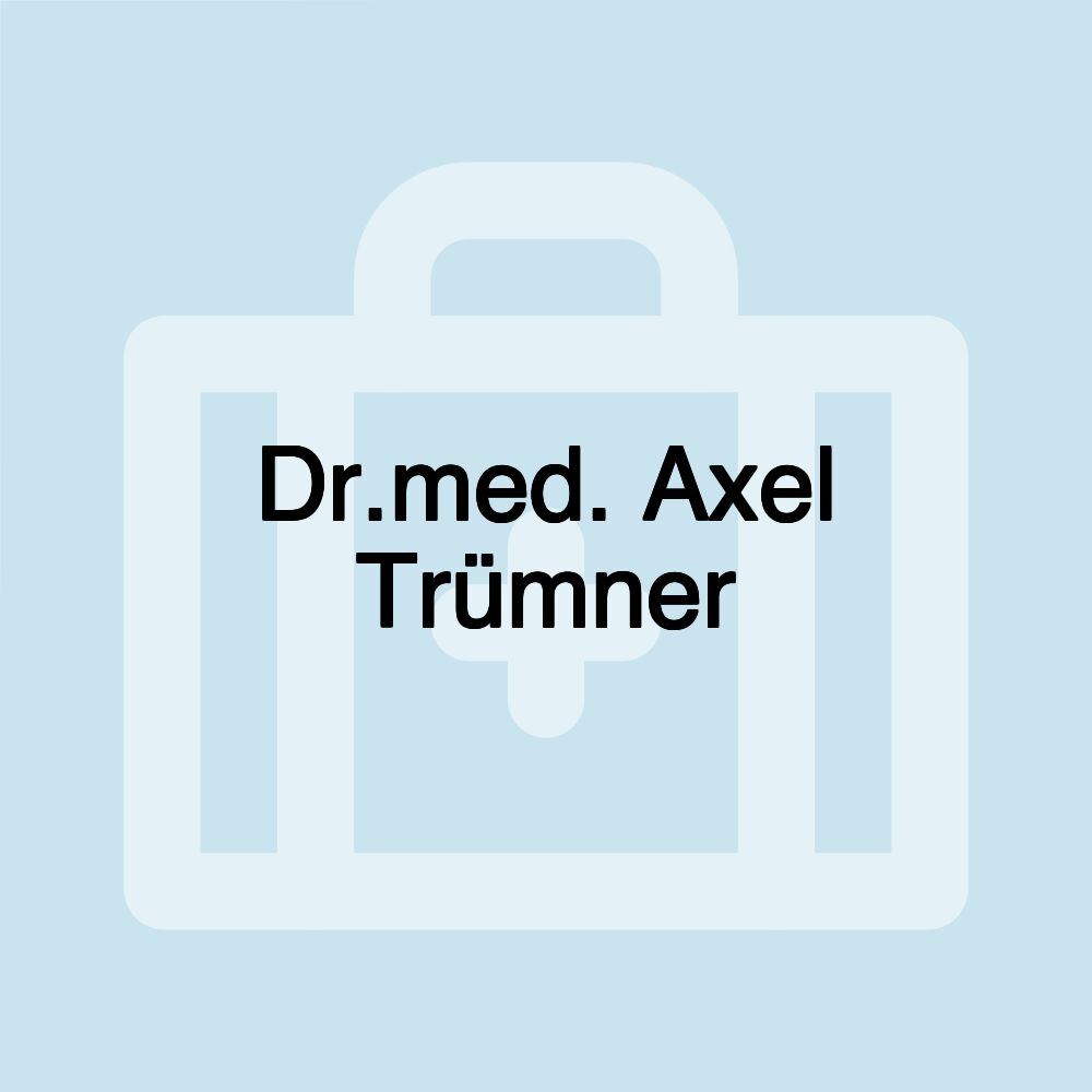 Dr.med. Axel Trümner