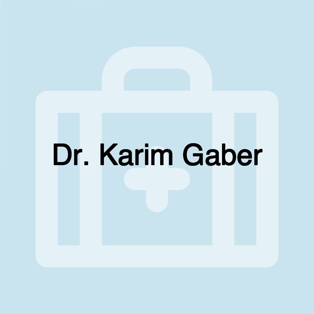 Dr. Karim Gaber