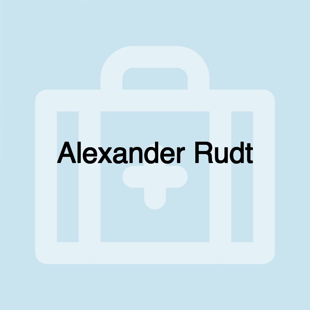 Alexander Rudt