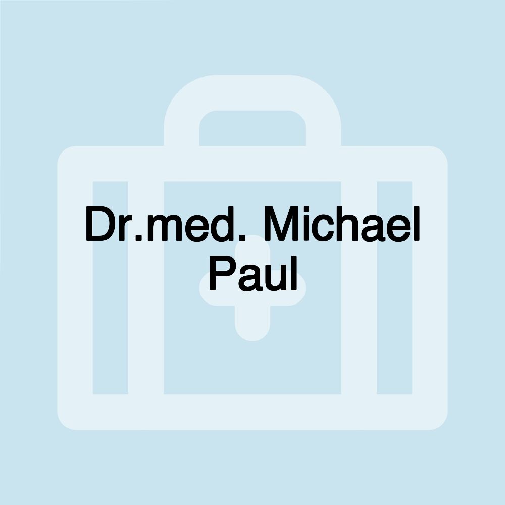 Dr.med. Michael Paul