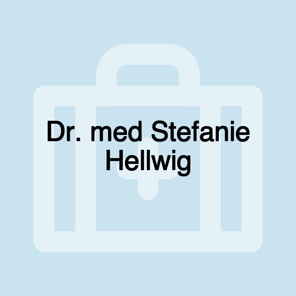 Dr. med Stefanie Hellwig