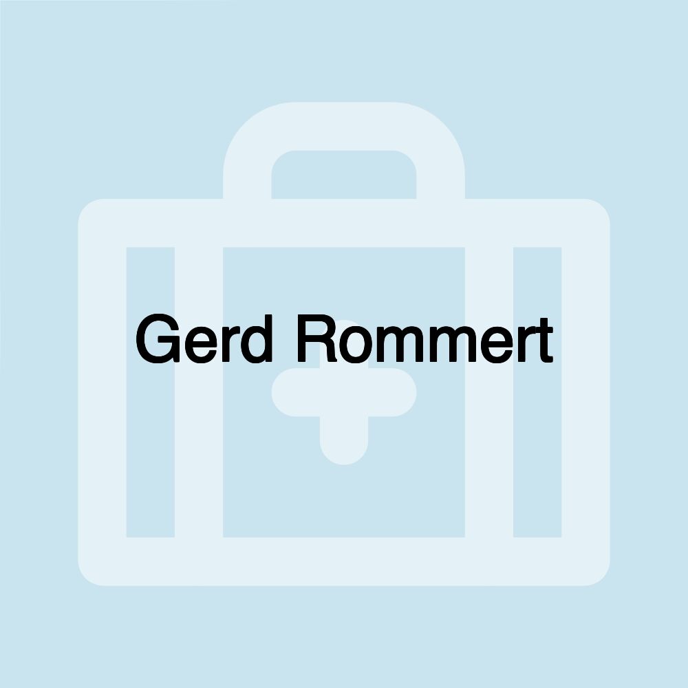 Gerd Rommert