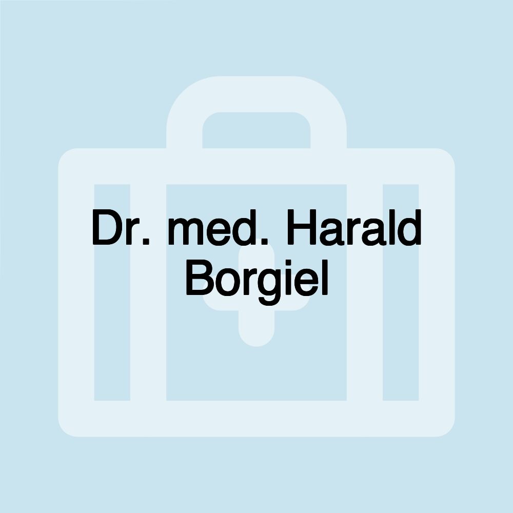 Dr. med. Harald Borgiel