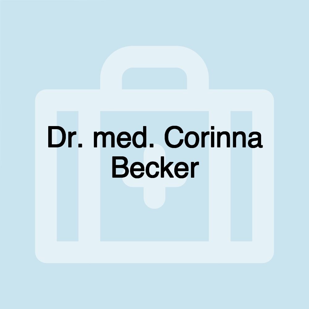 Dr. med. Corinna Becker