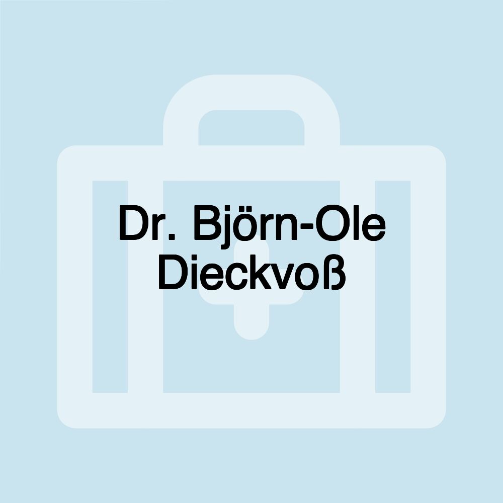 Dr. Björn-Ole Dieckvoß