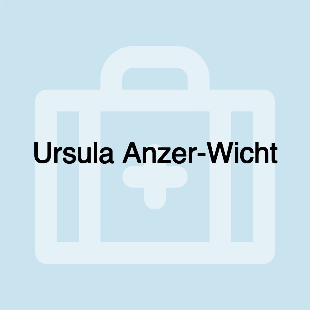 Ursula Anzer-Wicht