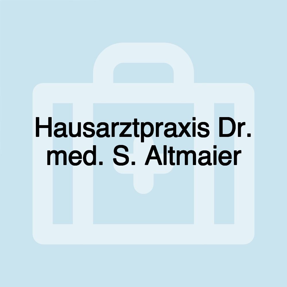 Hausarztpraxis Dr. med. S. Altmaier