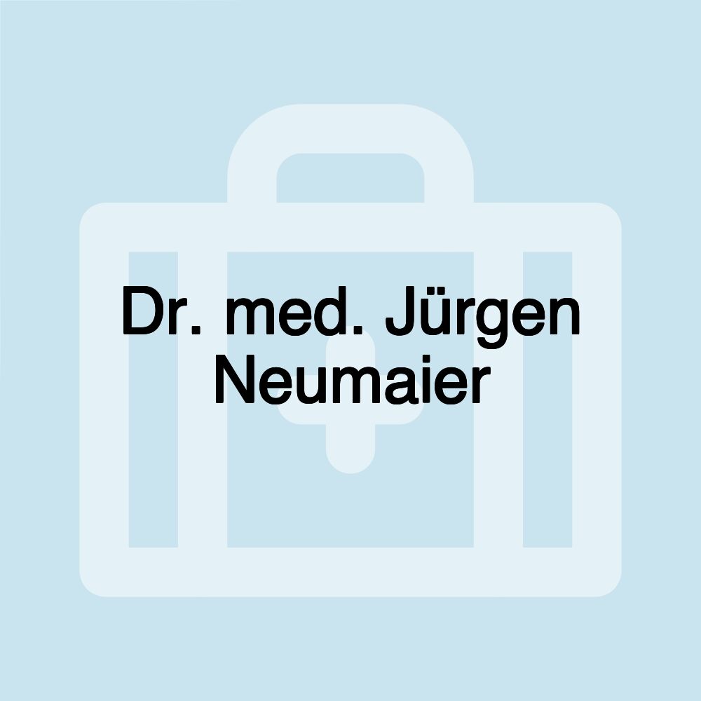 Dr. med. Jürgen Neumaier