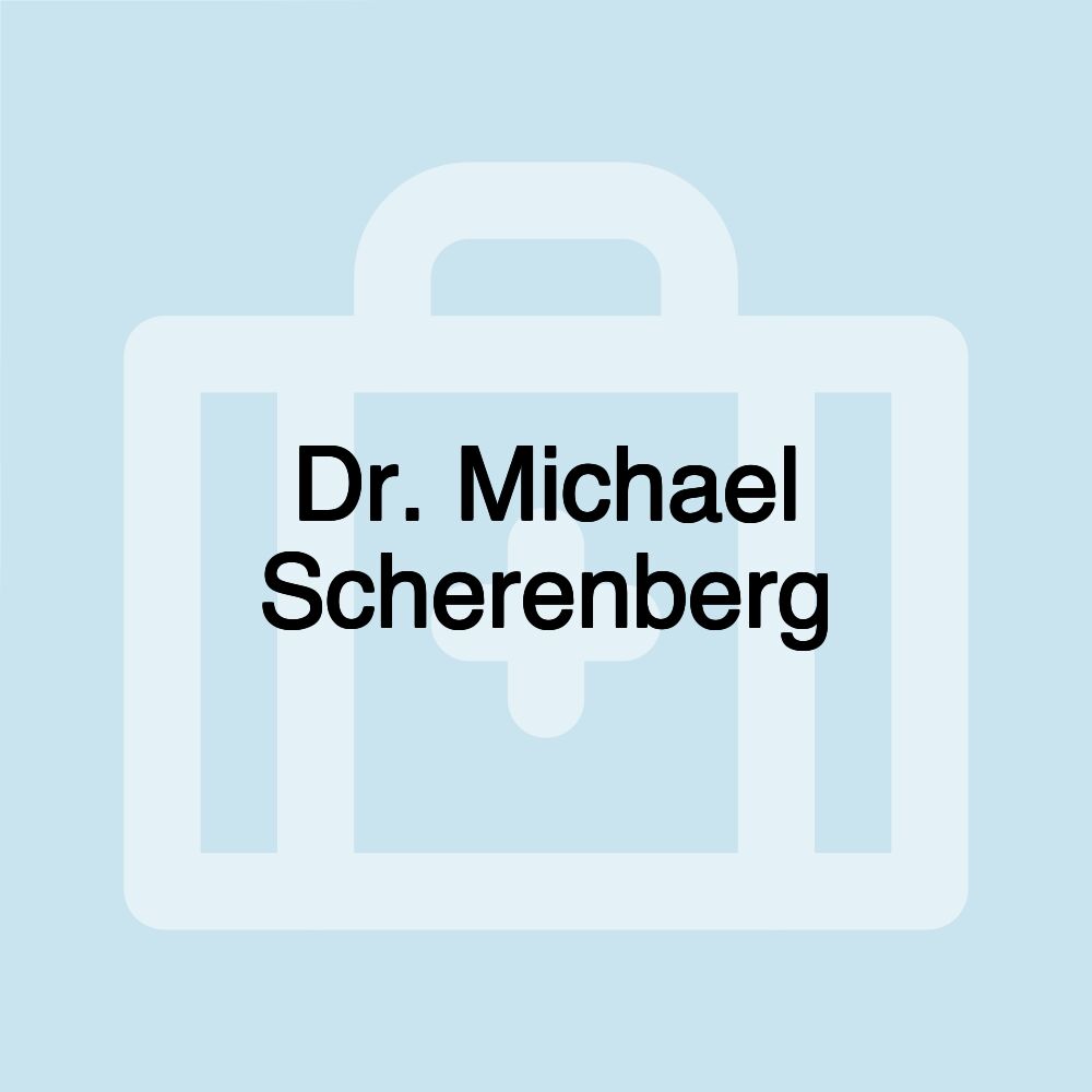 Dr. Michael Scherenberg