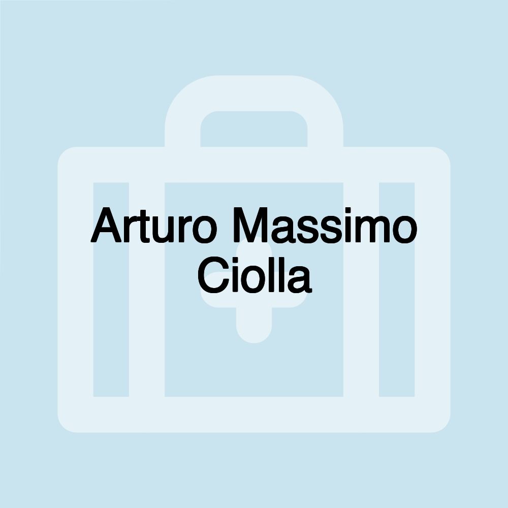 Arturo Massimo Ciolla