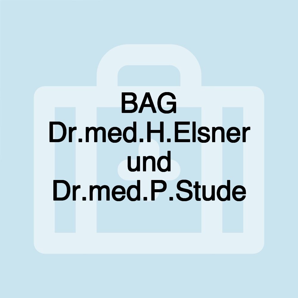 BAG Dr.med.H.Elsner und Dr.med.P.Stude