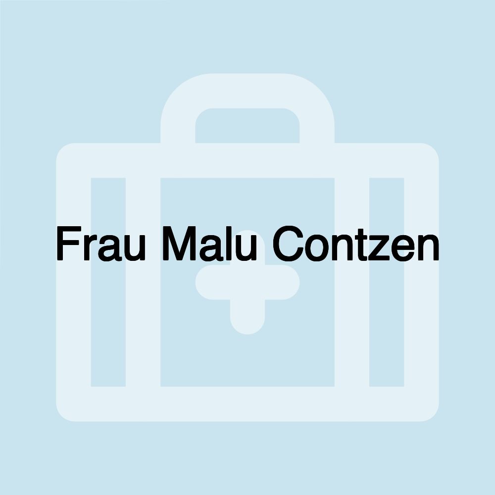 Frau Malu Contzen