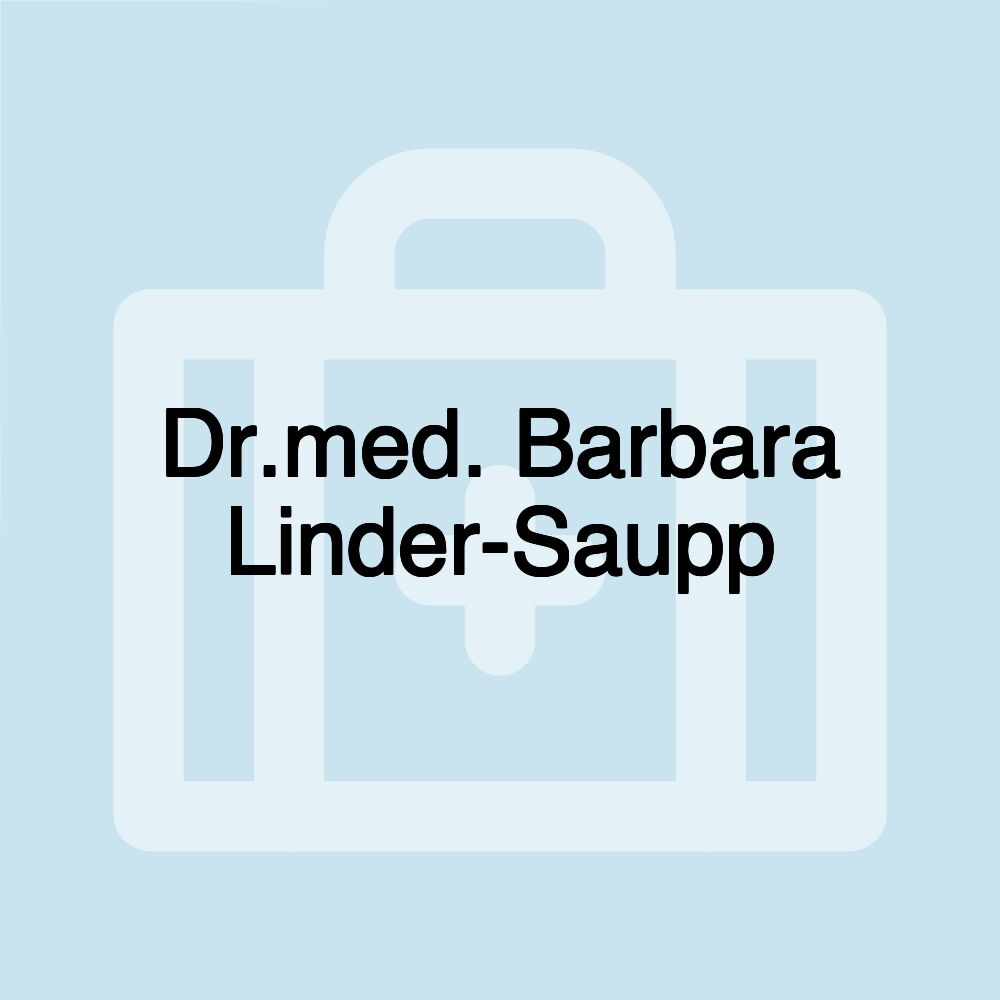 Dr.med. Barbara Linder-Saupp