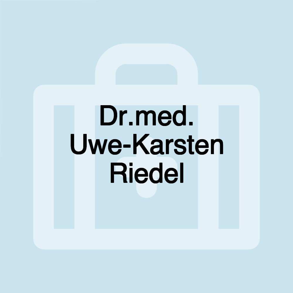 Dr.med. Uwe-Karsten Riedel