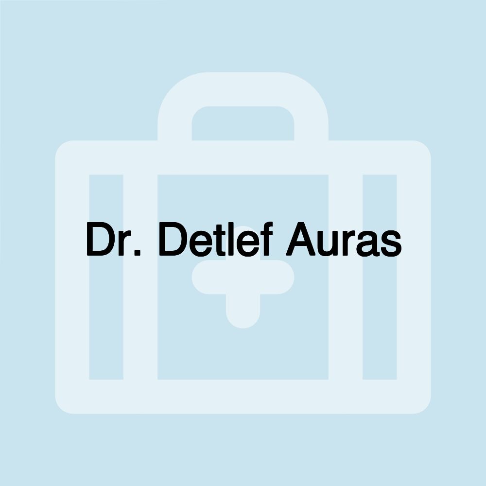 Dr. Detlef Auras