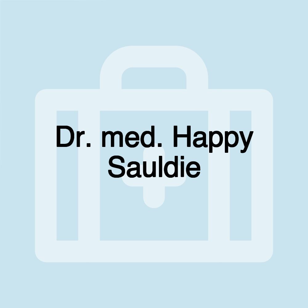 Dr. med. Happy Sauldie