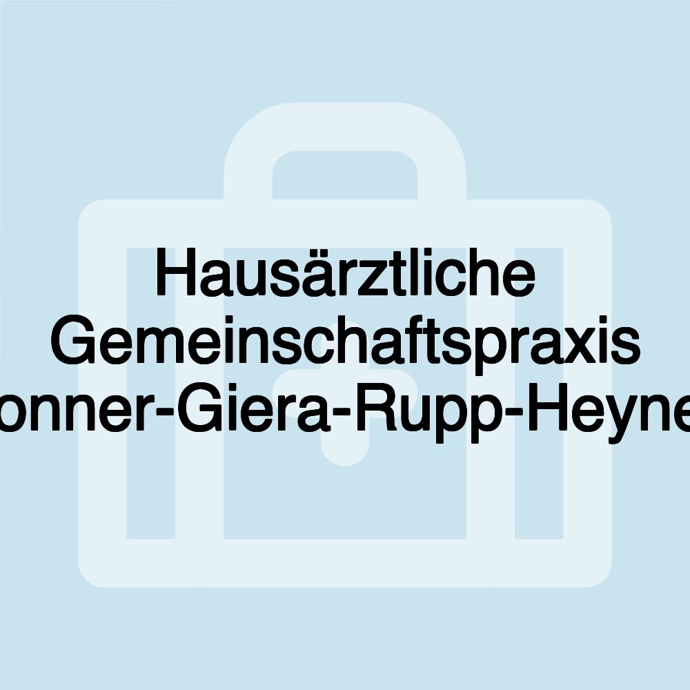 Hausärztliche Gemeinschaftspraxis Donner-Giera-Rupp-Heynen