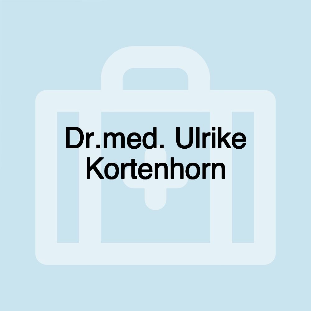 Dr.med. Ulrike Kortenhorn