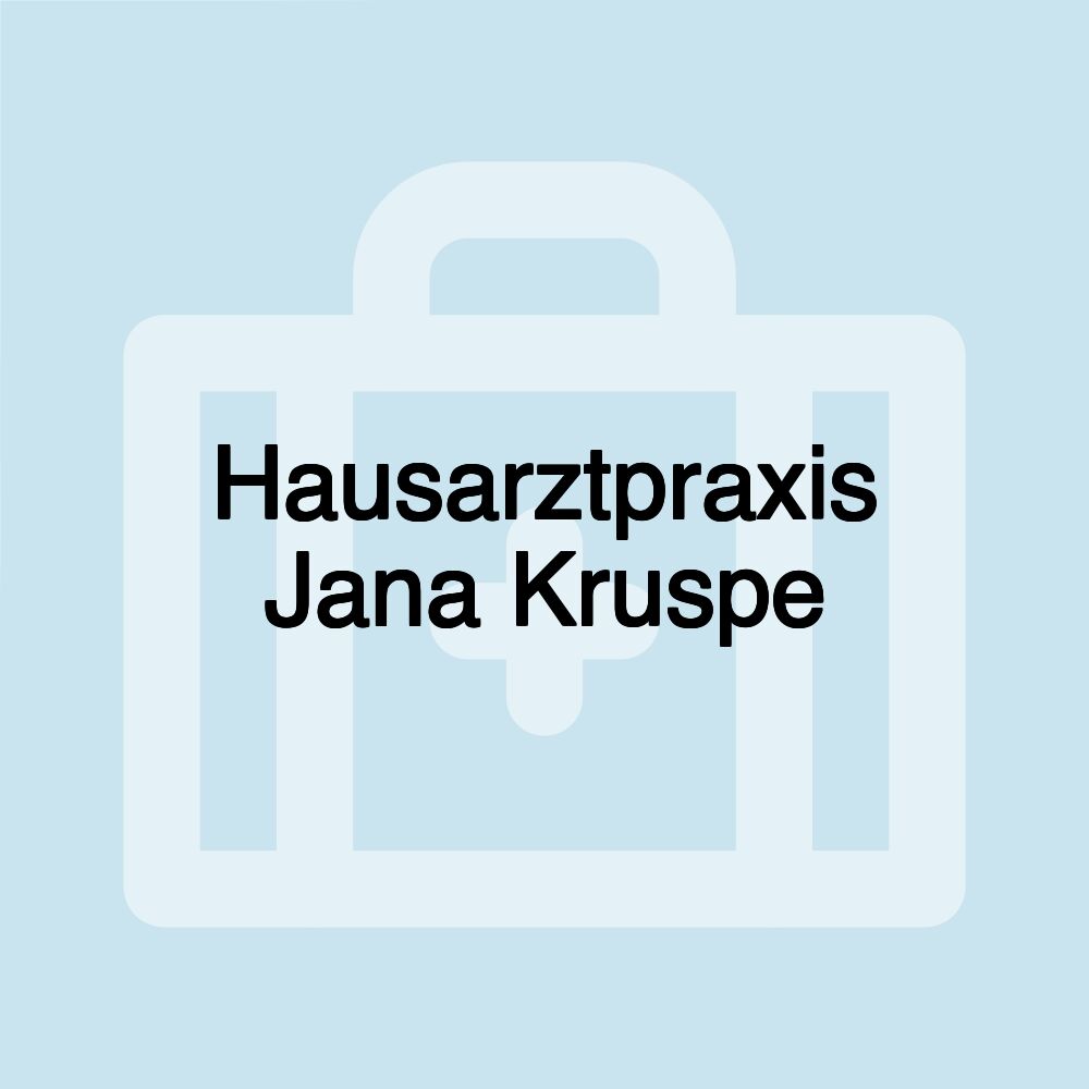 Hausarztpraxis Jana Kruspe