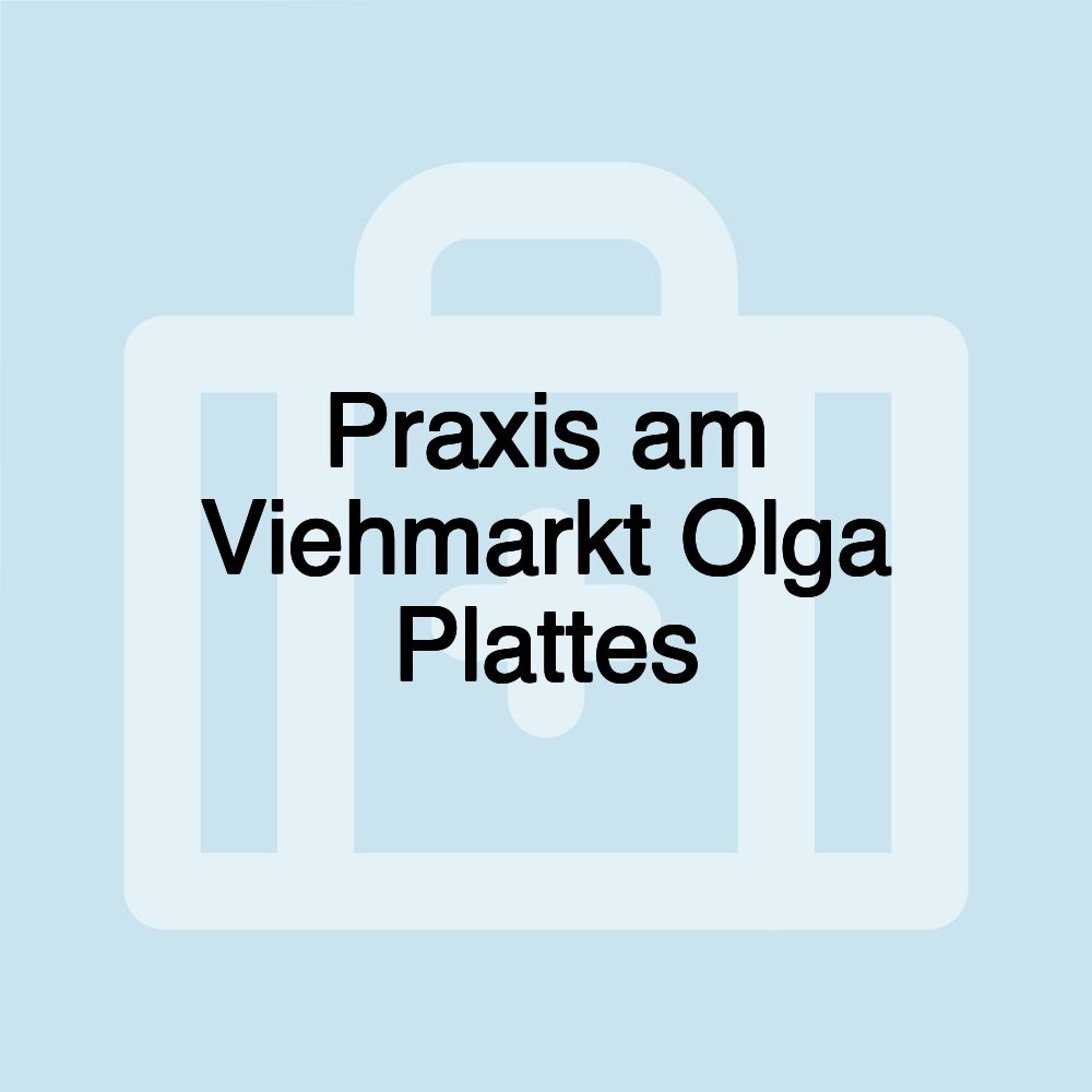 Praxis am Viehmarkt Olga Plattes