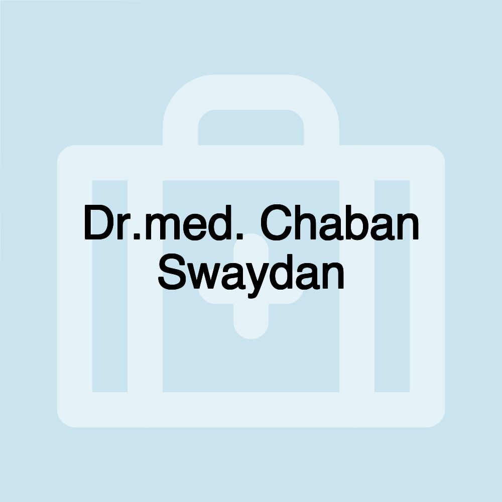 Dr.med. Chaban Swaydan