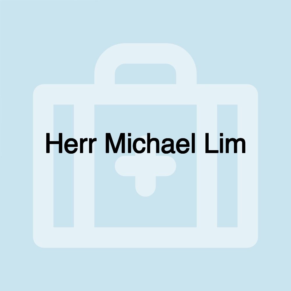 Herr Michael Lim