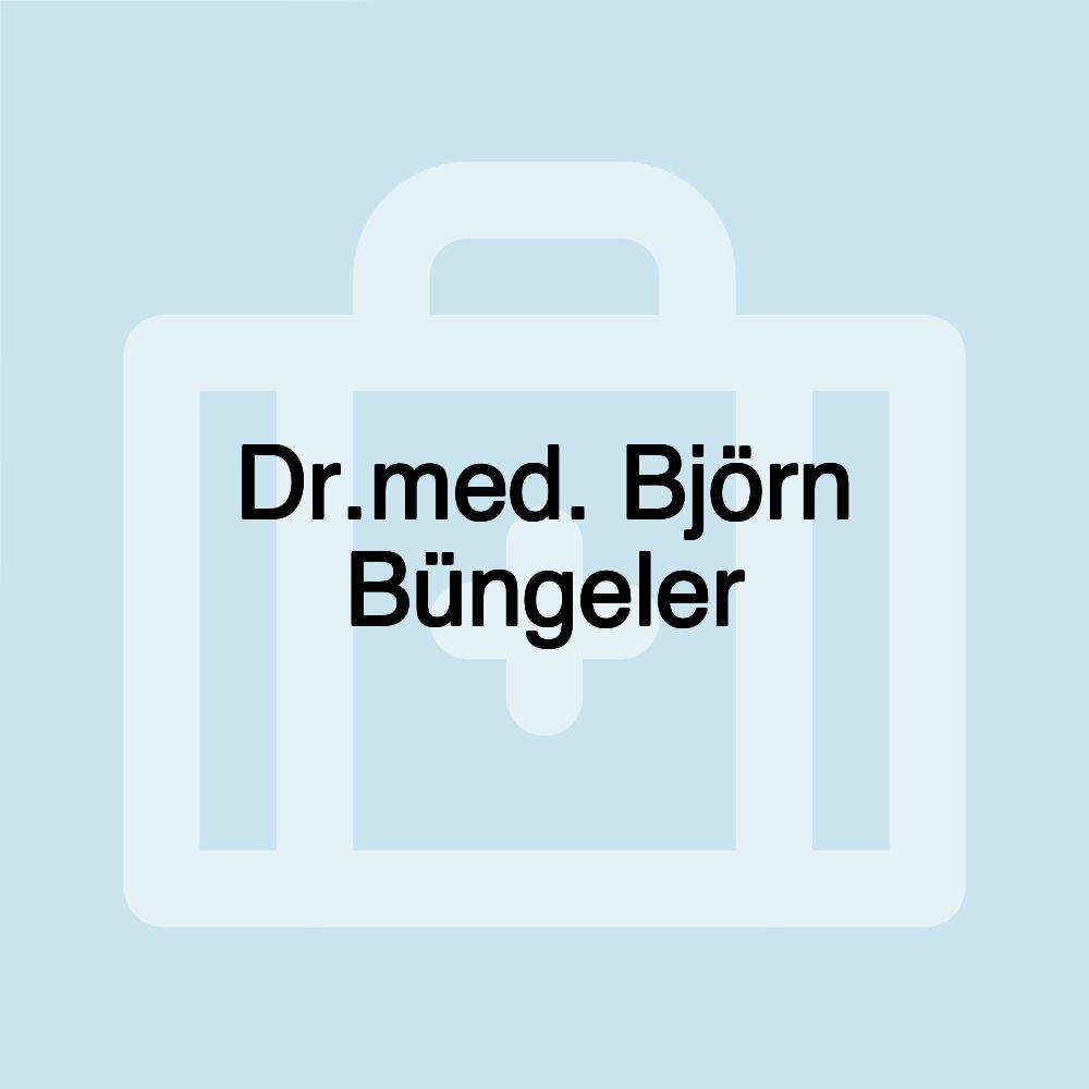 Dr.med. Björn Büngeler