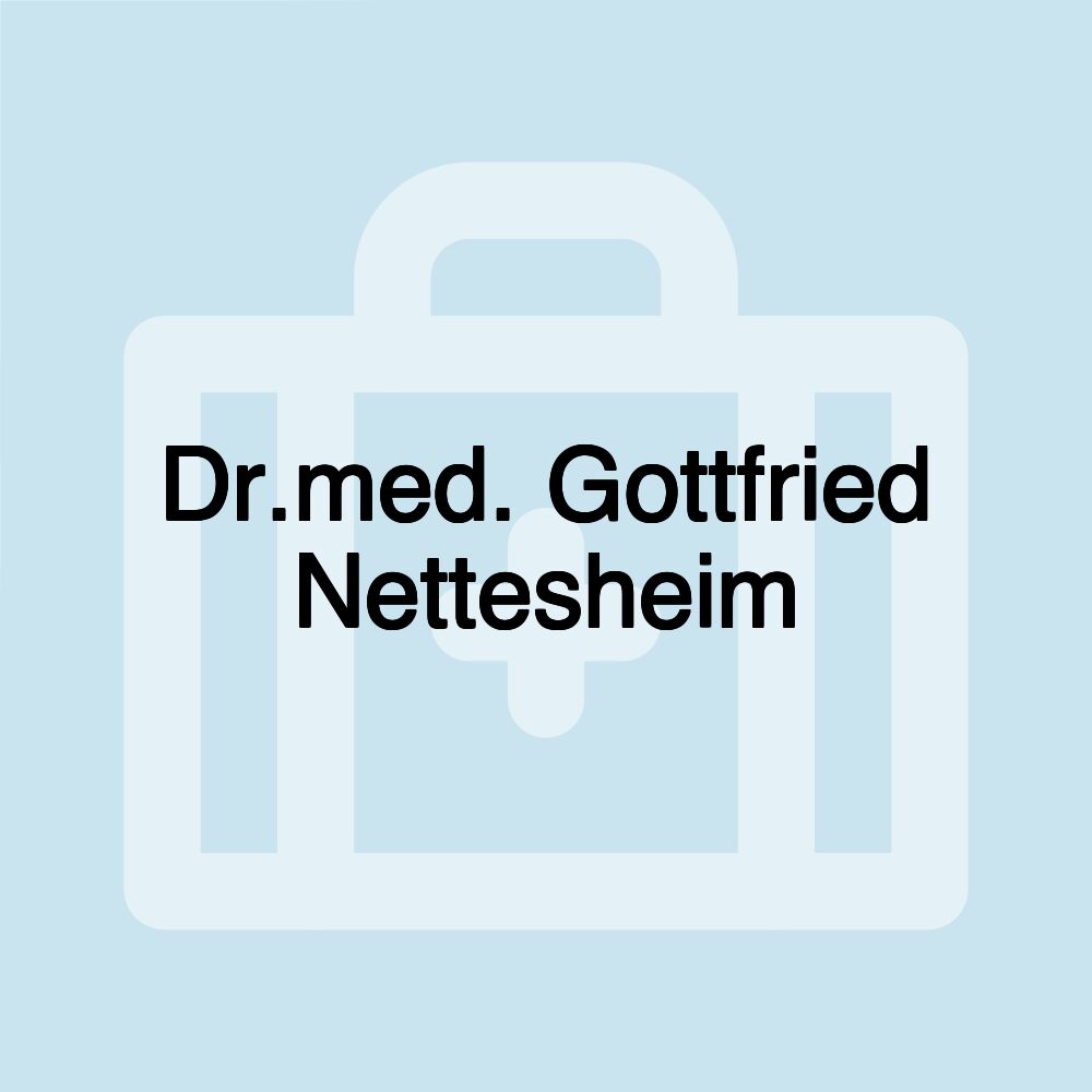 Dr.med. Gottfried Nettesheim