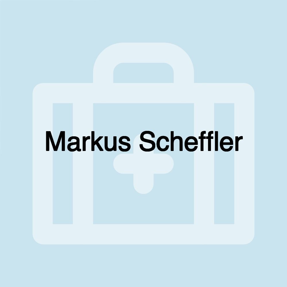 Markus Scheffler