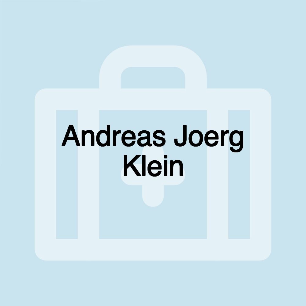 Andreas Joerg Klein