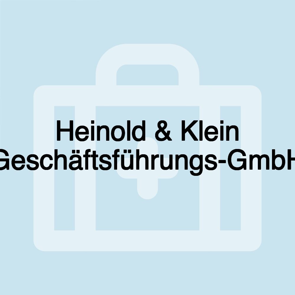 Heinold & Klein Geschäftsführungs-GmbH