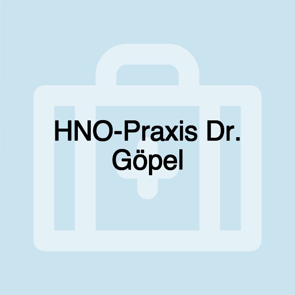 HNO-Praxis Dr. Göpel