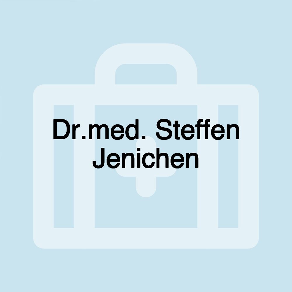 Dr.med. Steffen Jenichen