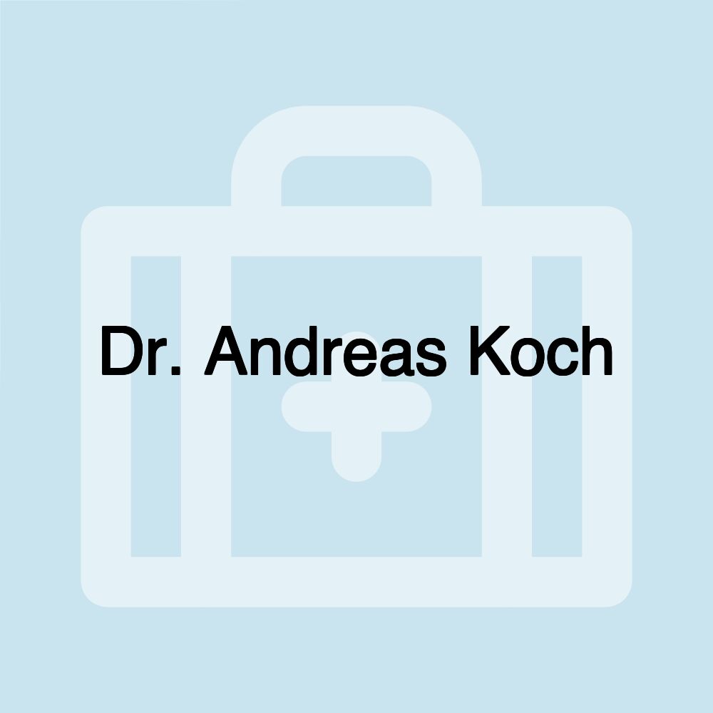 Dr. Andreas Koch