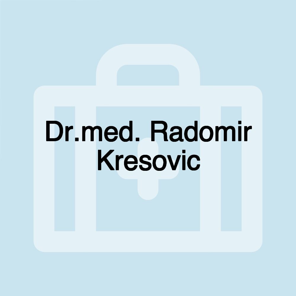 Dr.med. Radomir Kresovic