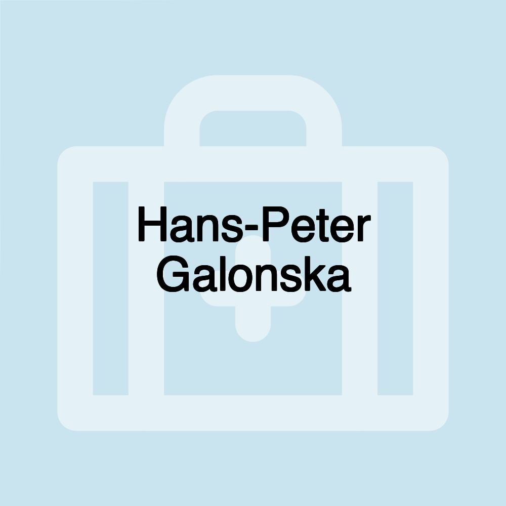 Hans-Peter Galonska