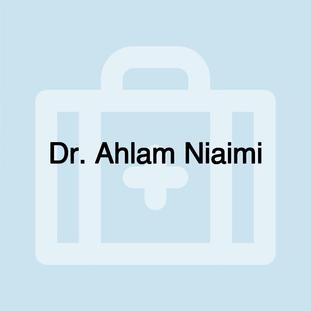 Dr. Ahlam Niaimi