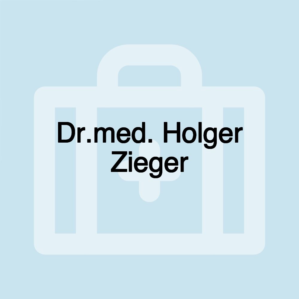 Dr.med. Holger Zieger