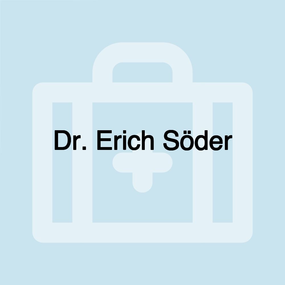 Dr. Erich Söder